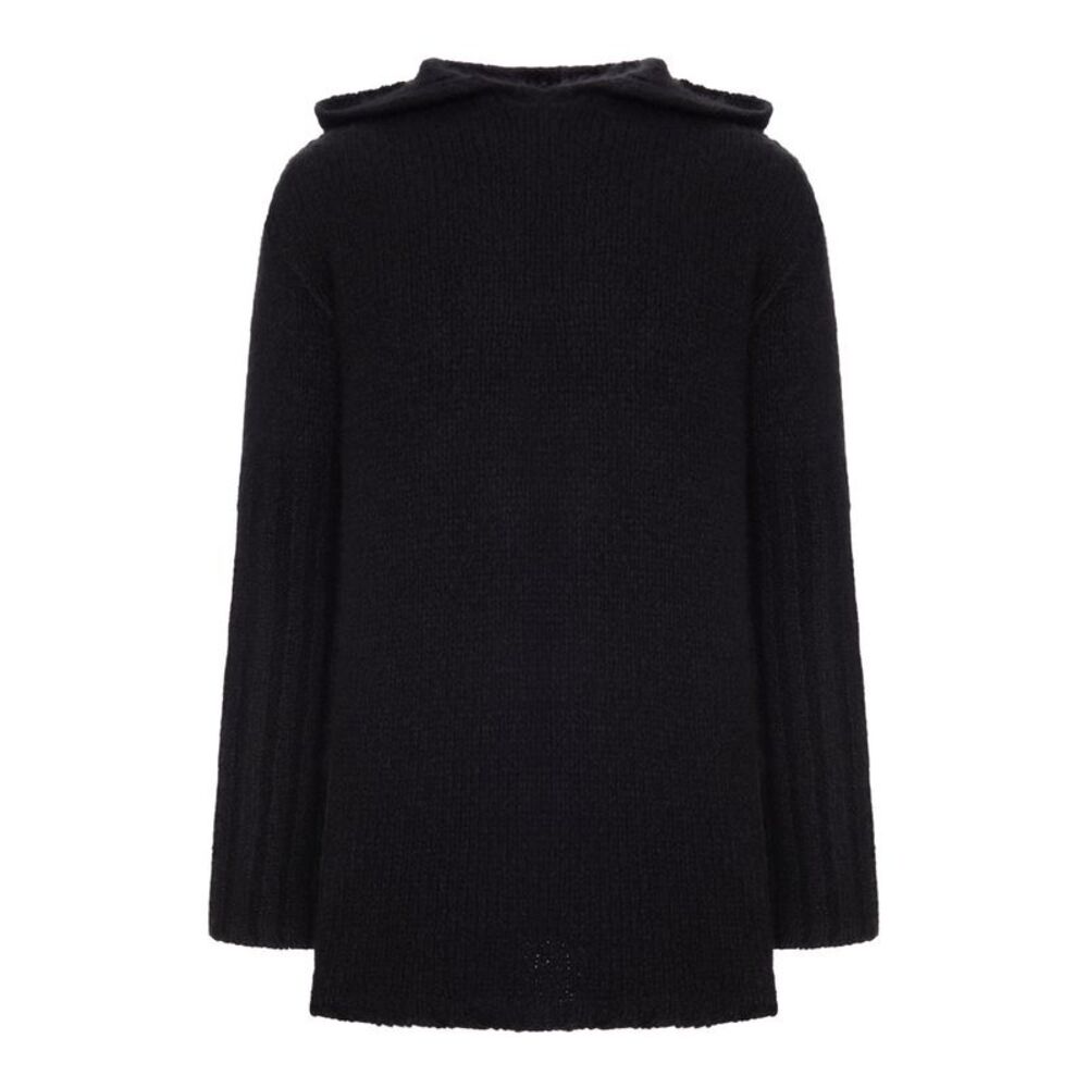 Rick Owens Men Oversized Hooded Sweater In Soft Knit